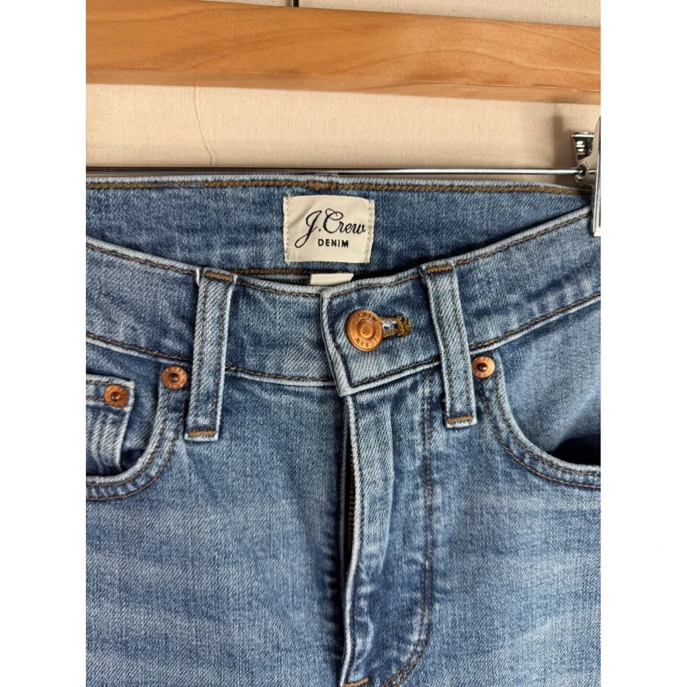 J. Crew Billie Demi Boot Crop‎ Jeans size 25 Blue